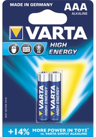 Resim Varta 4903 High Energy Alkaline AAA İnce Kalem Pil 2'li 