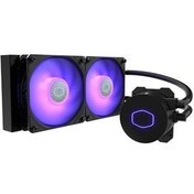 Resim COOLERMASTER 240mm ML240L v2 MLW-D24M-A18PC-R2 RGB Sıvı Soğutmalı İşlemci Fanı 