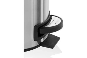 Resim Serisi Antifenger Özellikli 2'li Banyo Seti Çöp Kovası ve Kolozet Fırçası Paslanmaz Krom 3 Litre 