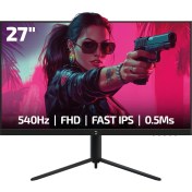 Resim Gamepower Lucid S60 27″ 0.5ms 540Hz Flat Fast IPS Fhd Rgb Pivot Gaming Monitör 