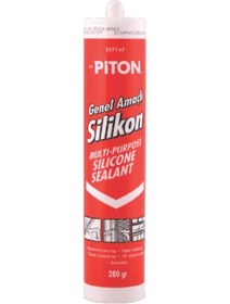 Resim Piton Genel Amaçlı Silikon 280 Gr Siyah Siyah 