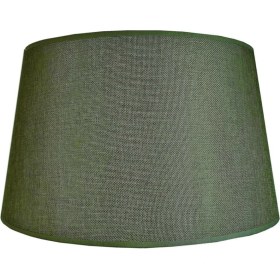 Resim Feyza Design Yeşil Kumaş Lambader Şapkası, 35CM Çaplı Abajur Başlığı, Şık ve Modern 