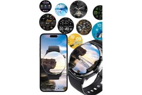 Resim İsmiyle Al Amoled Ekran Metal Deri Silikon Kordonlu Uyku ve Sağlık Takibi 