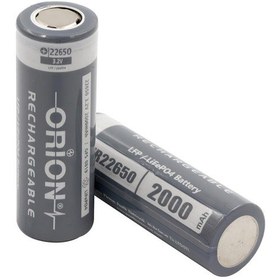 Resim Orion 2000 mAh 3.2 V IFR22650 LiFeP04 Şarj Edilebilir Pil 