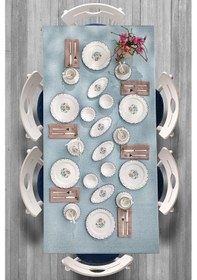 Resim Emsan Yolanda Porselen 32 Parça 6 Kişilik Kahvaltı / Servis Takı Beyaz 