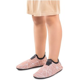 Resim Kiko Kids Prizma Havuz Plaj Kız Çocuk Deniz Ayakkabısı 7515 Camel - Beyaz Camel - Beyaz 