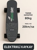 Resim Elektrikli Kaykay H2S-1 – Şehir İçi Ulaşım Aracı, Scooter Alternatifi, 20 km/h, 8 km Menzil, Hafif 3.7 kg 