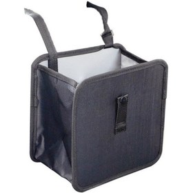 Resim Katlanabilir Araba Çöp Kutusu Çöp Kovası Çöp Torbası Askılı Araba Saklama Çantası - S 