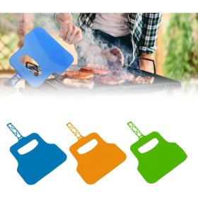 Resim SDT Group Mangal Yelleme Yelpazesi, Barbekü Et Tavuk Mangal Yelleyici Plastik Yelpaze Asorti 1 Adet 
