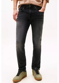 Resim Tommy Hilfiger Erkek Scanton Dar Kalıp Modal Karışımlı Jean Pantolon - Siyah Islandblue 