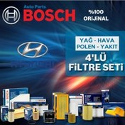 Resim Hyundai Accent Era 1.5 Crdı Bosch Filtre Bakım Seti 2006-2012 (495301940) 