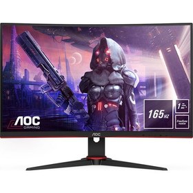 Resim AOC C27G2AE 27" 1 MS 165 Hz HDMI+DP FreeSync FHD Curved Oyuncu Monitörü AOC