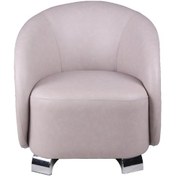 Resim Badem Bej Deri Tekli Kanepe Bej 