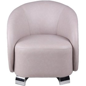 Resim Badem Bej Deri Tekli Kanepe Bej 