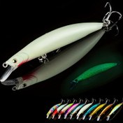 Resim 3D Gözlerle Aydınlık Minnow Balıkçılık Yemi - 136mm, 21g Yüzeyde Yüzen Yem Bass, Alabalık & Daha Fazlası İçin - Dayanıklı ABS Malzeme 