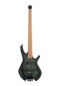 Resim Cort Space4sdg Headless 4 Telli Bas Gitar - Star Dust Green Profesyonel Space Serisi Hafif Gövde, Özel Köprü Sistemi, Aktif Eq Ve Göz Alıcı Kristal Bitiş 