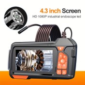 Resim Yüksek Çözünürlüklü Endoskop Tek Lens Çift Lens Kamera, USB Şarj, Lityum Pil-Polimer, Şarj Edilebilir, ABS Reçine Malzeme, ≤36V Çalışma Gerilimi, Endüstriyel Drenaj Borusu Muayenesi, Araba Tamiri, Klima Tespiti için 
