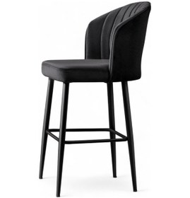 Resim Mymassa Rubi Bar Sandalyesi Siyah 