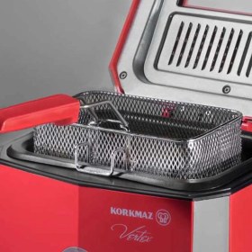 Resim Korkmaz Vertex Kırmızı Fritöz 