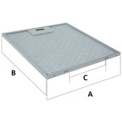 Resim Mekappa 34 Cm.*31,2 Cm. Davlumbaz Filtresi - 386748166 