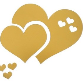 Resim Parça Ayna Duvar Çıkartmaları Kalp Şeklinde Duvar Çıkartmaları Çiçek Çok Renkli 