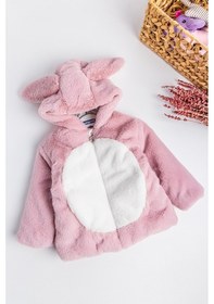 Resim Baby&Kids Tavşan Kulaklı Welsoft Peluş Kız Çocuk Mont (538582909) 