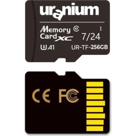 Resim Uranium 256GB Uranıum UR-TF-256G Mıcro Sd Card U3 7/24 Surveıllance 100/50MBS Industrıal Hafıza Kartı (3 Yıl 