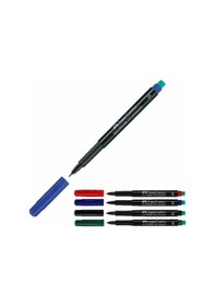 Resim Faber Castell 1523 99 Asetat Kalemi Siyah S Siyah 