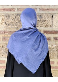 Resim Bilenler Konfor Bambu Şal İndigo Tok Duruşlu, Kaymaz İndigo 