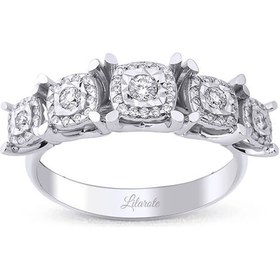 Resim Lilarote Beştaş Coronet Lazerli Pırlanta Yüzük 