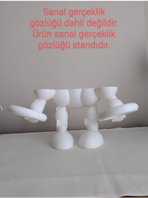 Resim just3dprintings Oculus Meta Quest Vr Için Stand - Robot Figür Tasarım 