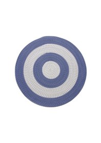 Resim Dekoratif Oval El Örgüsü Halı Paspas (298082630) 