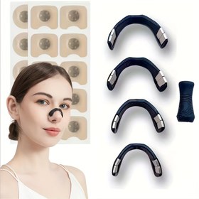 Resim Burun Genişletici, Burun Bandı, Burun Klipsi ve Burun Havalandırma Destek Bandı, Burun Boşluğunda Fiziksel Olarak Burun Geçişini Genişletir 