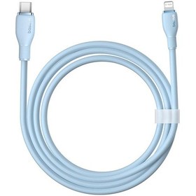 Resim Baseus Pudding 1.2 M Hızlı Şarj Özellikli Type-C to Lightning 20 W Kablo Mavi 