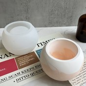 Resim Silikon Yuvarlak Mum Kalıbı, DIY Reçine Döküm, Yarım Daire Şekli, Sanat El İşi, Ev Dekorasyonu, Takı Yapımı Aracı 