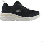 Resim Skechers Fashion Fit Kadın Siyah Sneaker 896294TK BKGD 