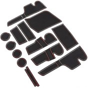 Resim Samdoo Ford Ranger 2012-2020 Kapı Yuvası Pedi - 13 Parça Sessiz Ve Kaymaz Silikon+pvc 