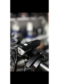 Resim Bike Sky Evo 300 Lümen Bisiklet Ön Far Aydınlatma Şarjlı Type Kablo Uyumlu Siyah 