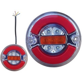 Resim Atv Üniversal Stop Led Yuvarlak Sinyal-park-fren-geri 