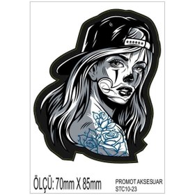Resim PROMOT Motorsiklet Bisiklet Otomobil Kask Laptop Grenaj Marka Sticker 2 Adet 0023 