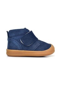 Resim Rakerplus Yoohoo Hakiki Deri Koyu Lacivert Cırtlı Unisex Bebek Bot Lacivert 