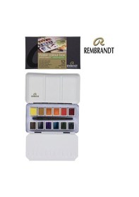 Resim Rembrandt Sulu Boya Seti 12 Renk + Fırça Landscape Selection 