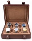 Resim Onywatch Reverso Çoklu Saat Kutusu - Genuine Leather Watch Box Watch Case 