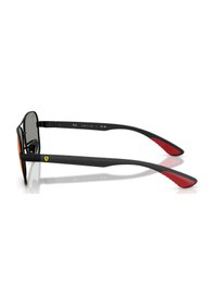 Resim Rb 8336m F1186p 58 Ray-Ban Scuderia Ferrari Güneş Gözlüğü Siyah 
