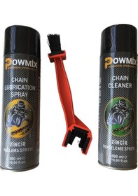 Resim Motosiklet Powmix Zincir Bakım Seti 