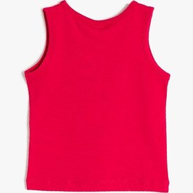 Resim Kız Bebek Bisiklet Yaka Sim Detaylı Atlet 