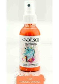 Resim Cadence Your Fashion Sprey Kumaş Boyası 100 Ml. 1105 Portakal 