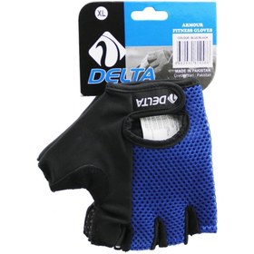 Resim shopwave PARMAKSIZ - FİLELİ SPORCU ELDİVENİ MAVİ /SİYAH XL (5047) 