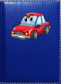 Resim Promosyon Denizi Araba 2 Görselli Lacivert Ruhsat Kabı 