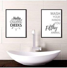 Resim 512 STORE Modern Minimalist Banyo Duvar Dekor Poster, TYCNGZ00VN172406137395881 